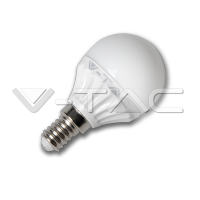 LED лампочка - LED Bulb - 4W E14 P45 Warm White